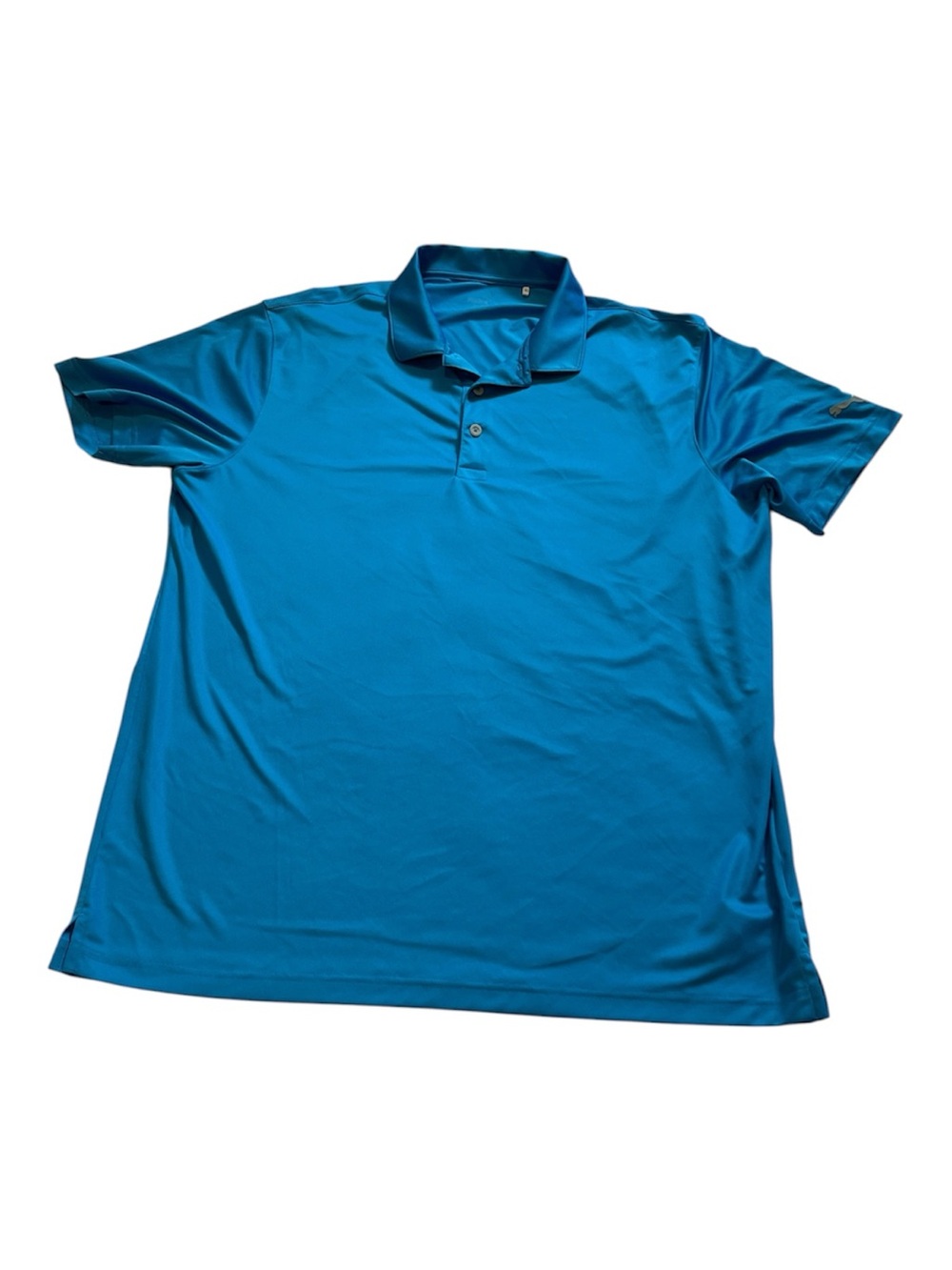 PUMA Blue Short Sleeve Men's Polo Shirt Size XXL Golf Athleisure